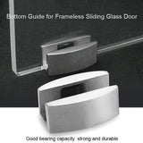 Maxbell Stainless Steel Floor Guide Support Floor Guide Replacement for Shower Room