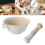Maxbell Rice Paste Grinding Bowl Household Cooking Tools Japanese Manual Food Masher