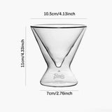 Maxbell Coffee Mug Espresso Lover Gifts Glassware 180ml for Party Holiday Gatherings