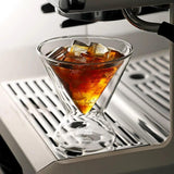 Maxbell Coffee Mug Espresso Lover Gifts Glassware 180ml for Party Holiday Gatherings