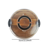 Maxbell Cheese Board Portable Gifts with Handle Snack Plate for Outdoor Bread Travel