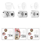 Maxbell Acrylic Cake Form Practical Easy to Use DIY Multifunctional Cake Making Tool 6 inch