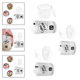 Maxbell Acrylic Cake Form Practical Easy to Use DIY Multifunctional Cake Making Tool 6 inch