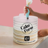 Maxbell Acrylic Cake Form Practical Easy to Use DIY Multifunctional Cake Making Tool 6 inch