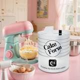 Maxbell Acrylic Cake Form Practical Easy to Use DIY Multifunctional Cake Making Tool 8 inch