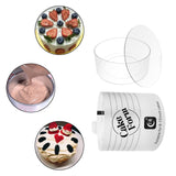 Maxbell Acrylic Cake Form Practical Easy to Use DIY Multifunctional Cake Making Tool 10 inch