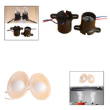 Maxbell 2 Pieces Lamp Socket Assemble for Range Hood Easy Installation Compatibility