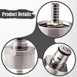 Maxbell Carbonation Cap Pet with Barb Ball Lock Carbonation Adapter for Kitchen Home