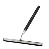 Maxbell Shower Squeegee Sturdy Telescopic Window Squeegee for Mirror Floor Bathroom Argent