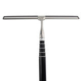 Maxbell Shower Squeegee Sturdy Telescopic Window Squeegee for Mirror Floor Bathroom Argent
