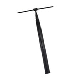 Maxbell Shower Squeegee Sturdy Telescopic Window Squeegee for Mirror Floor Bathroom Black