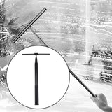 Maxbell Shower Squeegee Sturdy Telescopic Window Squeegee for Mirror Floor Bathroom Black