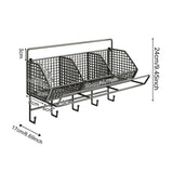 Maxbell Kitchen Wall Basket with 3 Compartments Home Decor Food Storage Fruit Basket