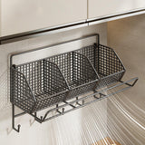 Maxbell Kitchen Wall Basket with 3 Compartments Home Decor Food Storage Fruit Basket