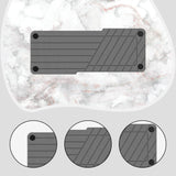 Maxbell Water Absorbing Stone Tray Protect Surface Bathroom Tray for Hand Soap Plant Style A