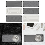 Maxbell Water Absorbing Stone Tray Protect Surface Bathroom Tray for Hand Soap Plant Style A