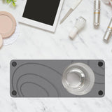 Maxbell Water Absorbing Stone Tray Protect Surface Bathroom Tray for Hand Soap Plant Style B