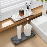 Maxbell Water Absorbing Stone Tray Protect Surface Bathroom Tray for Hand Soap Plant Style C