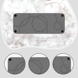 Maxbell Water Absorbing Stone Tray Protect Surface Bathroom Tray for Hand Soap Plant Style D