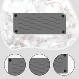 Maxbell Water Absorbing Stone Tray Protect Surface Bathroom Tray for Hand Soap Plant Style E