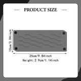 Maxbell Water Absorbing Stone Tray Protect Surface Bathroom Tray for Hand Soap Plant Style E