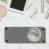 Maxbell Water Absorbing Stone Tray Protect Surface Bathroom Tray for Hand Soap Plant Style E