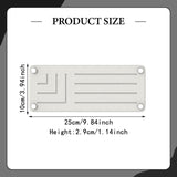 Maxbell Water Absorbing Stone Tray Protect Surface Bathroom Tray for Hand Soap Plant Style F