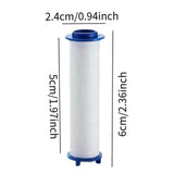Maxbell 10x Shower Filter Replacement Cartridge Shower Head Replacement for Bathroom 6cmx2.4cm