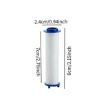 Maxbell 10x Shower Filter Replacement Cartridge Shower Head Replacement for Bathroom 8cmx2.4cm