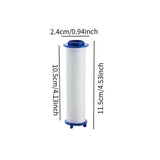 Maxbell 10x Shower Filter Replacement Cartridge Shower Head Replacement for Bathroom 11.5cmx2.4cm