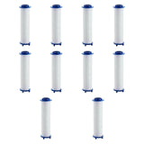 Maxbell 10x Shower Filter Replacement Cartridge Shower Head Replacement for Bathroom 11.5cmx2.4cm