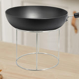 Maxbell Wok Insulation Rack Heavy Duty Steaming Rack for Kitchen Table Hotel Camping Round B