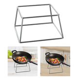 Maxbell Wok Insulation Rack Heavy Duty Steaming Rack for Kitchen Table Hotel Camping Trapezoid A