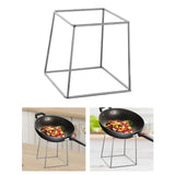 Maxbell Wok Insulation Rack Heavy Duty Steaming Rack for Kitchen Table Hotel Camping Trapezoid B