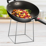 Maxbell Wok Insulation Rack Heavy Duty Steaming Rack for Kitchen Table Hotel Camping Trapezoid B