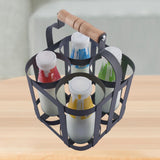 Maxbell Drink Delivery Carrier Desktop Wine Bottle Storage for Restaurant Office KTV