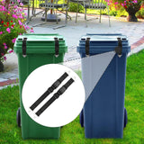 Maxbell 2Pcs Trash Can Lid Locks Straps for Animals Trash Bin Locks for Outside Home