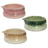 Maxbell Japanese Ceramic Matcha Bowl Portable Tableware for Home Dining Room Kitchen Purple