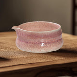 Maxbell Japanese Ceramic Matcha Bowl Portable Tableware for Home Dining Room Kitchen Purple