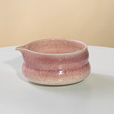 Maxbell Japanese Ceramic Matcha Bowl Portable Tableware for Home Dining Room Kitchen Purple