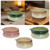Maxbell Japanese Ceramic Matcha Bowl Portable Tableware for Home Dining Room Kitchen Purple