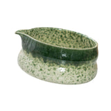 Maxbell Japanese Ceramic Matcha Bowl Portable Tableware for Home Dining Room Kitchen Green