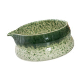 Maxbell Japanese Ceramic Matcha Bowl Portable Tableware for Home Dining Room Kitchen Green