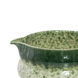 Maxbell Japanese Ceramic Matcha Bowl Portable Tableware for Home Dining Room Kitchen Green
