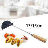 Maxbell Frying Spoon Time Saving Long Handle Sturdy Kitchen Tool Homemade Taco Shell 13CM Diameter