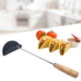 Maxbell Frying Spoon Time Saving Long Handle Sturdy Kitchen Tool Homemade Taco Shell 15CM Diameter