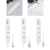 Maxbell Power Strip US Plug Portable Overload Protection for Garage Desktop Workshop Style A