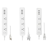 Maxbell Power Strip US Plug Portable Overload Protection for Garage Desktop Workshop Style A