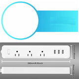 Maxbell Power Strip US Plug Portable Overload Protection for Garage Desktop Workshop Style B