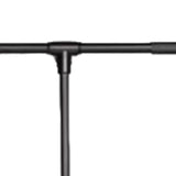 Maxbell Adjustable Wardrobe Lift Rail Organizer Accessory for Cloakroom Side Mounted Gray 93cm to 125cm